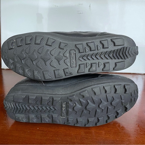 Timberland Kids Waterproof Winter Boots Black/Yellow Size 6 Snow Hiking - Picture 5 of 6